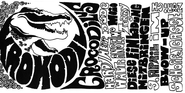  Einladung zum ersten Gig im Blow-Up Club Zürich 1969 