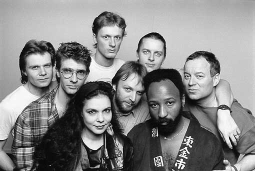  Hinten: Philippe Kienholz - Billy Wirz - Kaspar Galli - Christian Ostermeier - Jürg Grau Vorne: Gaby Gyr - Düde Dürst - Dennis Abraham 